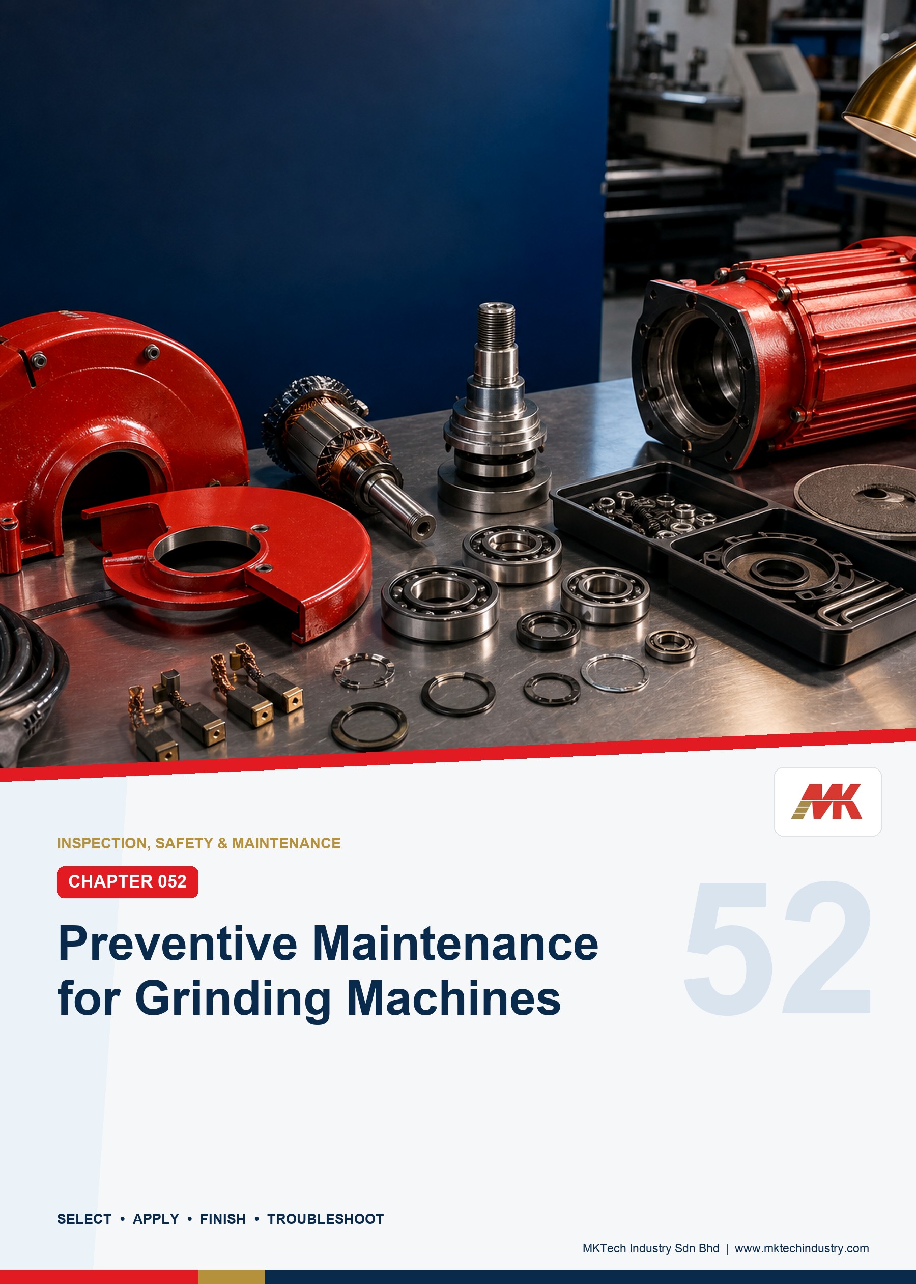 Preventive Maintenance for Grinding Machines — chapter cover